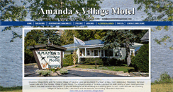 Desktop Screenshot of amandasvillagemotel.com